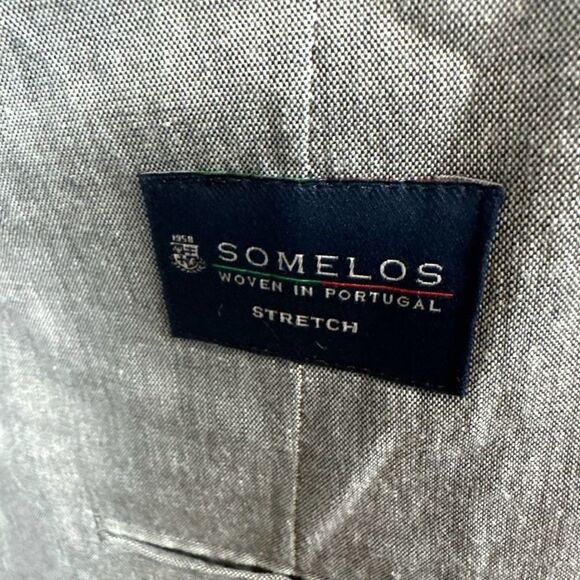 J.Crew‎ Grey Ludlow Somelos Cotton Blazer Men’s 44R Read - Picture 12 of 16